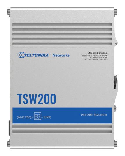 Võrgulüliti Teltonika TSW200 PoE 8 porti