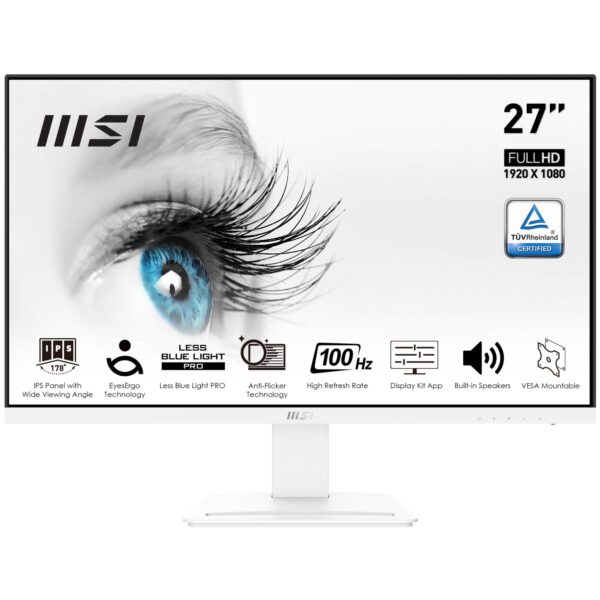 MSI PRO MP273AW 27” IPS Monitor Valge