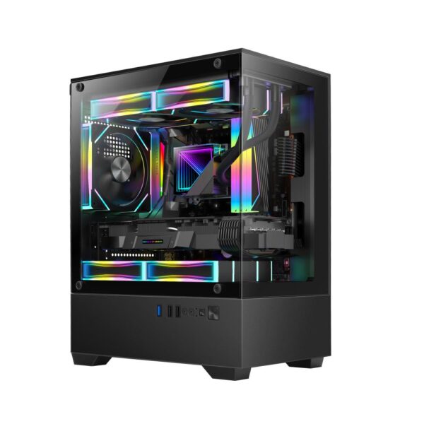 Golden Tiger arvutikorpus Raider SL-2 must MicroATX