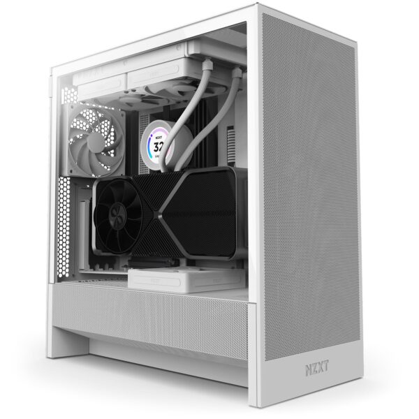 Arvutikorpus NZXT H5 Flow valge ATX