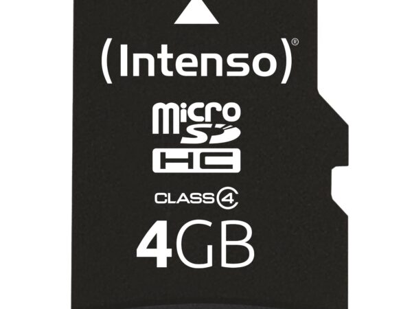 ELKO: 1435787 Intenso | microSDHC mälukaart 4GB | Class 4 | 3403450