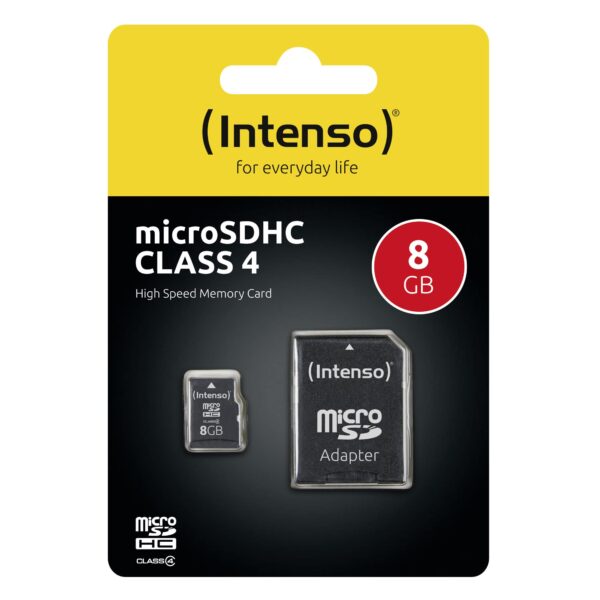 Intenso | microSDHC mälukaart 8GB | Class 4 | 3403460