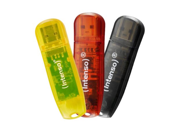 ELKO: 1435795 Intenso USB-mälupulk 3x32GB Rainbow 3502483