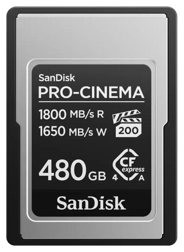 SanDisk | CompactFlash Express mälukaart 480GB | SDCFEA-480G-GN4NN