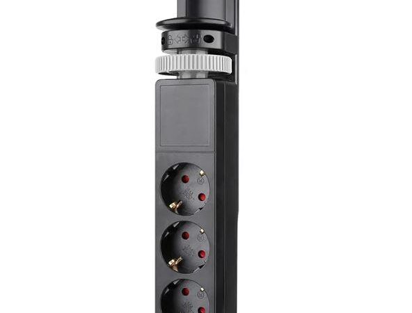 ELKO: 1436116 Neomounts lauasisene pistikupesa USB-ga DS22-840BL6 must