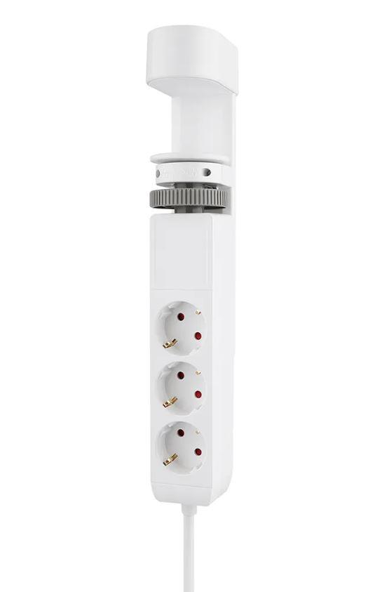 Neomounts lauasisene pistikupesa USB-ga DS22-840WH6 valge