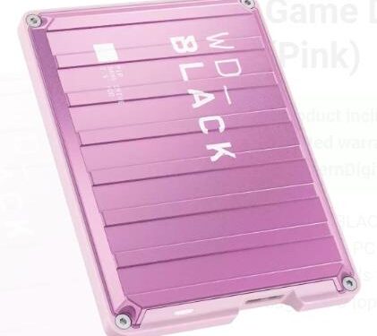 ELKO: 1437011 Western Digital P10 Game Drive 2TB roosa