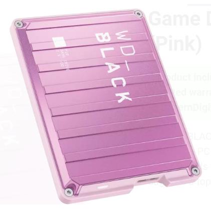 Western Digital P10 Game Drive 2TB roosa