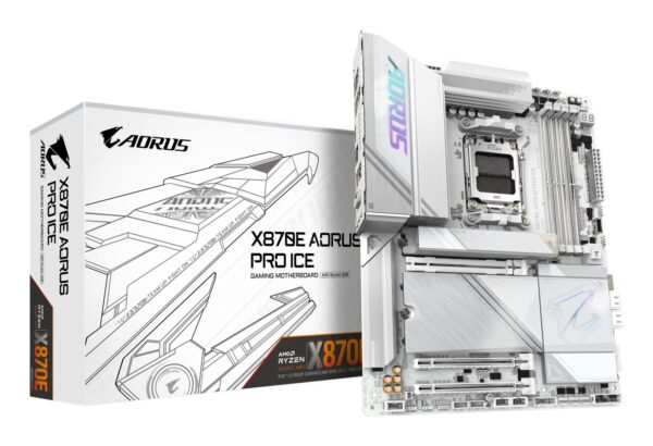 ELKO: 1437342 Gigabyte X870E AORUS PRO ICE emaplaat