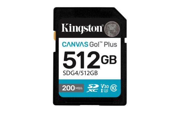 Kingston | SDXC mälukaart 512GB | UHS-I | SDG4/512GB