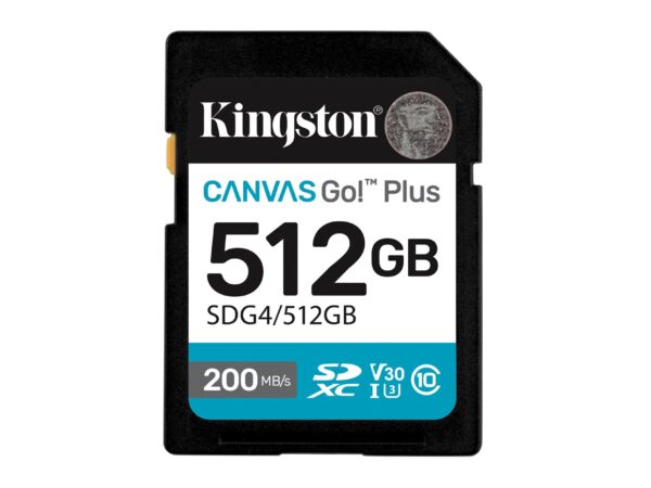 Kingston | SDXC mälukaart 512GB | UHS-I | SDG4/512GB