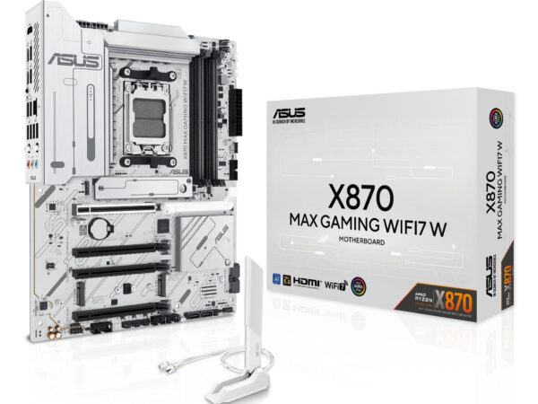 ELKO: 1437886 ASUS X870 Max Gaming WiFi7 White emaplaat
