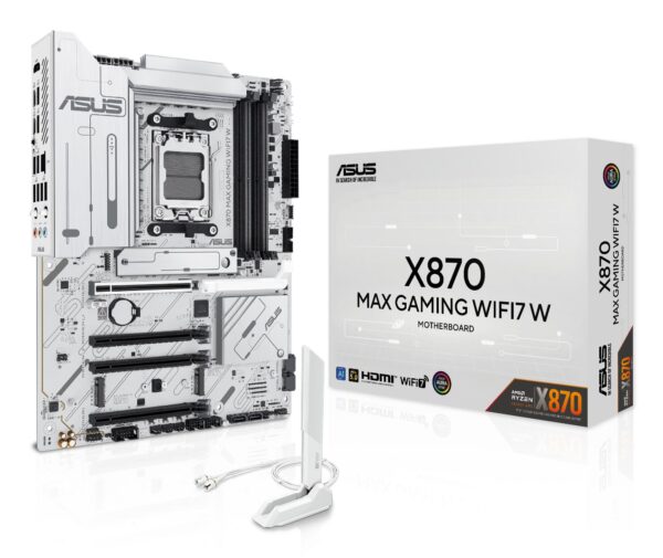 ELKO: 1437886 ASUS X870 Max Gaming WiFi7 White emaplaat