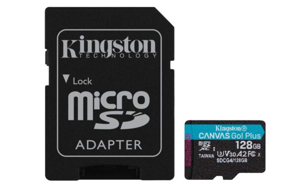Kingston | microSDXC mälukaart 128GB | UHS-I adapteriga | SDCG4/128GB