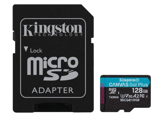 ELKO: 1437893 Kingston | microSDXC mälukaart 128GB | UHS-I adapteriga | SDCG4/128GB