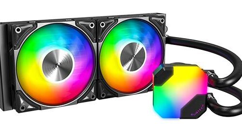 ELKO: 1438016 Montech HyperFlow ARGB 240 must vesijahutus