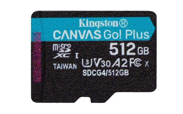 Kingston | microSDXC mälukaart 512GB | UHS-I | SDCG4/512GBSP
