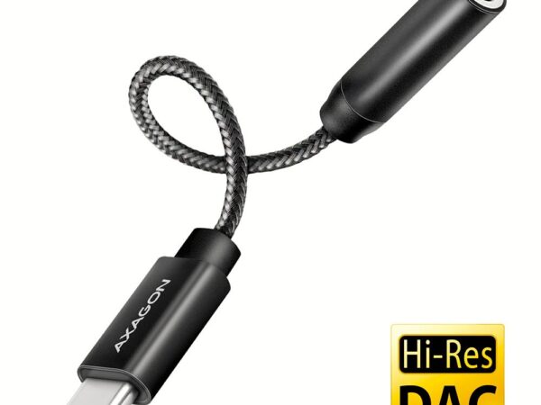 Axagon USB-C 3.5mm adapter DAC ADA-HC