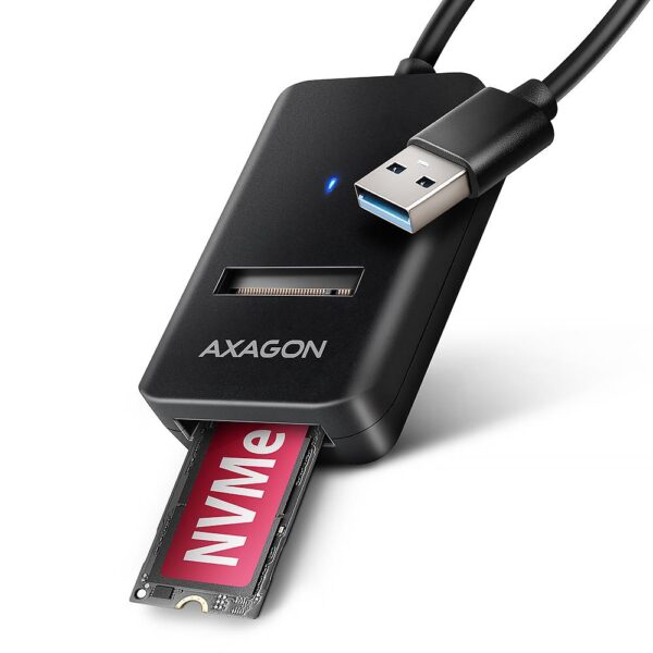 Axagon USB 3.2 M.2 adapter 10Gbps 0.1m ADM2-AM