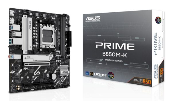 Asus Prime B850M-K am5 ddr5 emaplaat