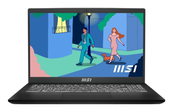ELKO: 1438636 MSI Modern 15 sülearvuti Ryzen 7 16GB 1TB must