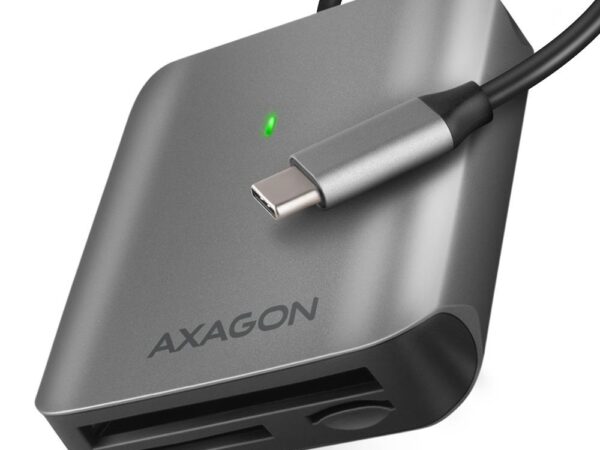 ELKO: 1438701 Axagon USB-C mälukaardilugeja 3-pesaga SD/microSD/CF CRE-S3C