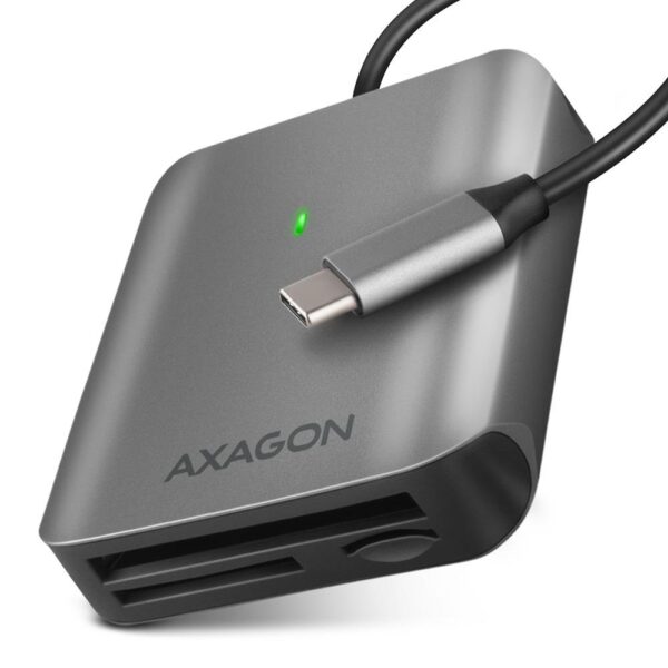 Axagon USB-C mälukaardilugeja 3-pesaga SD/microSD/CF CRE-S3C