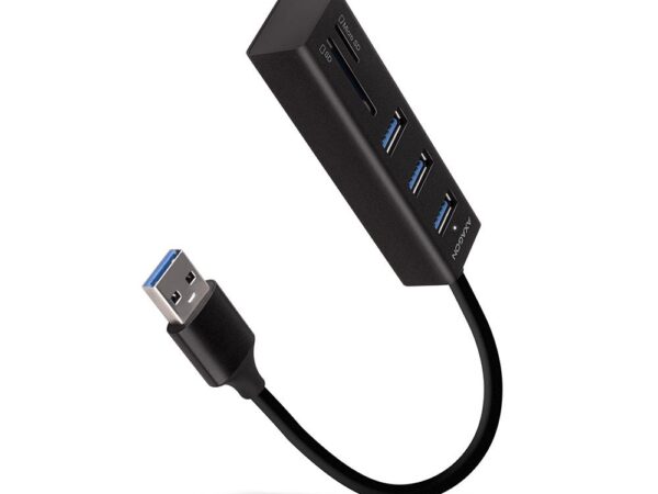ELKO: 1438749 Axagon USB 3.2 jaotur 3-port + SD/microSD 0.2m HMA-CR3A