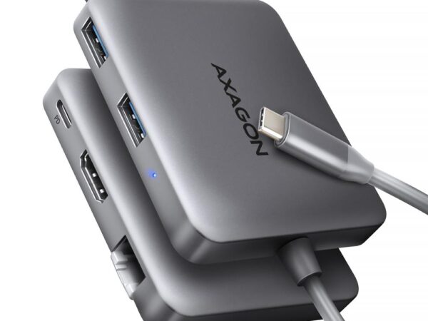 ELKO: 1438761 Axagon USB-C jaotur 5in1 5Gbps 0.2m HMC-5HL
