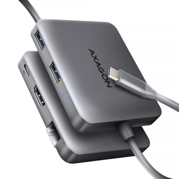 Axagon USB-C jaotur 5in1 5Gbps 0.2m HMC-5HL