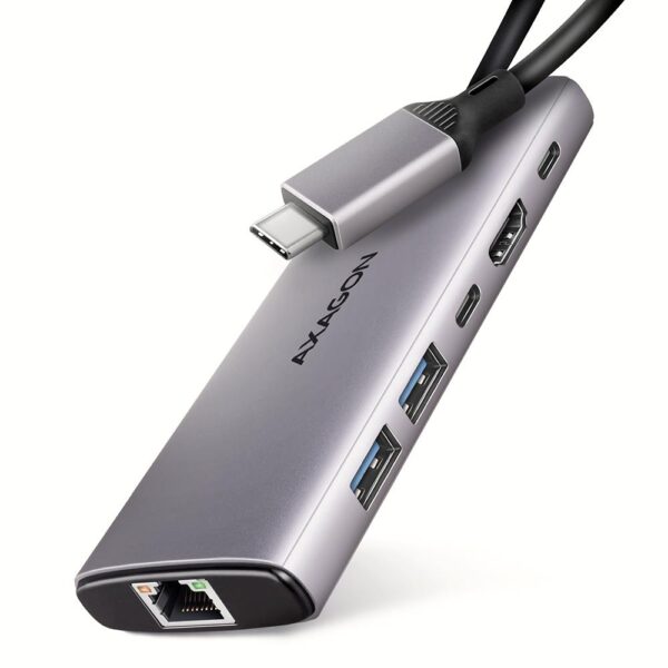 Axagon USB-C jaotur 6in1 10Gbps HMC-6G2L