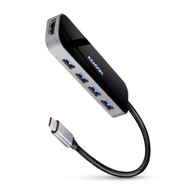 Axagon USB-C jaotur 6in1 0.2m HMC-6H4A