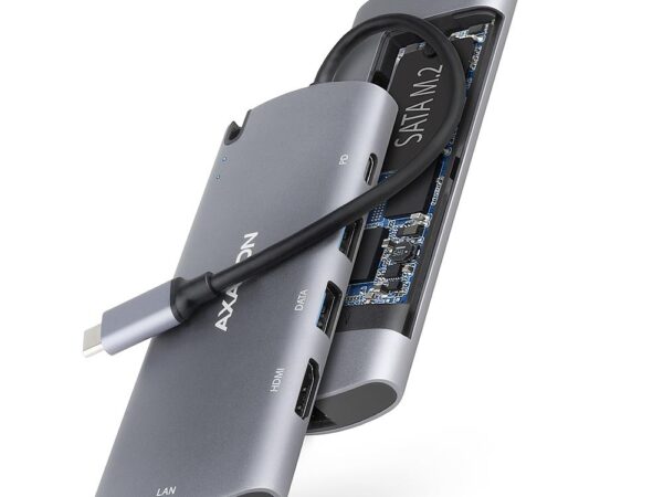 ELKO: 1438767 Axagon USB-C jaotur 6in1 SATA M.2 HMC-6M2