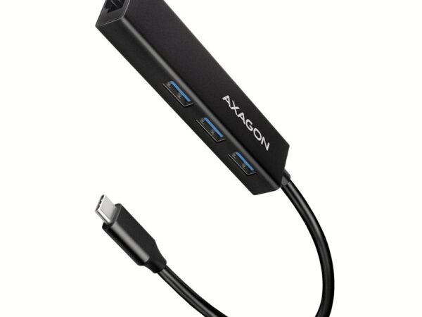 Axagon USB-C jaotur 4-port GLAN 0.2m HMC-GL3A