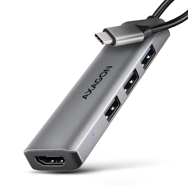 ELKO: 1438771 Axagon USB-C jaotur 4in1 0.15m HMC-H3A