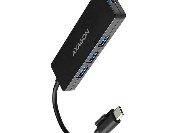 Axagon USB-C hub 4-port slim