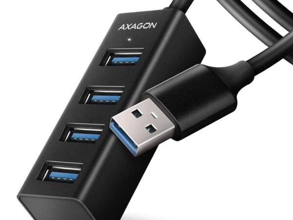 ELKO: 1438787 Axagon USB hub USB 3.2 4-port mini 1.2m HUE-M1AL