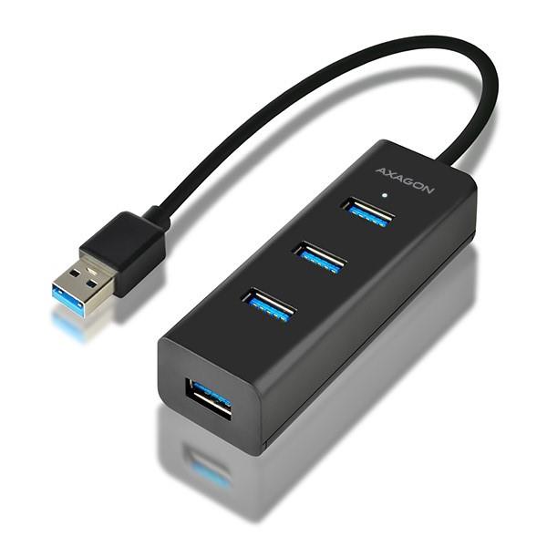 Axagon USB hub 4-port laadimisega
