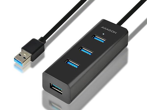 ELKO: 1438793 Axagon USB hub 4-port laadimisega 1.2m