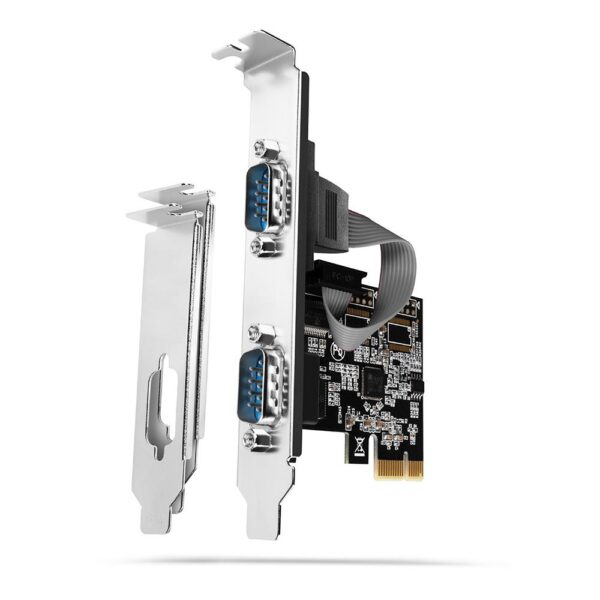 ELKO: 1438802 Axagon PCIe võrgukaart 2-port 250kbps SP&LP PCEA-S2N