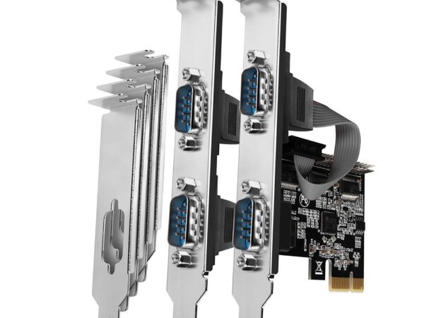 ELKO: 1438803 Axagon PCIe võrgukaart 4-port 250kbps PCEA-S4N