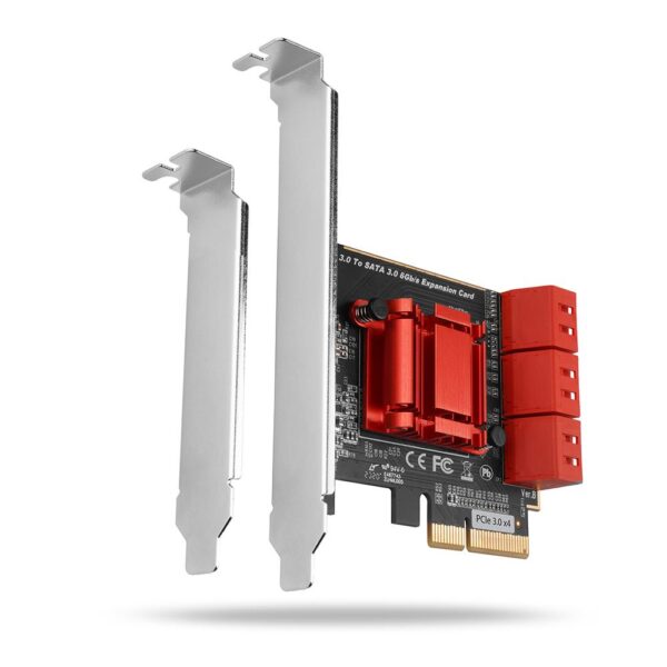 Axagon PCIe kontrollerkaart 6x SATA 6G PCES-SA6