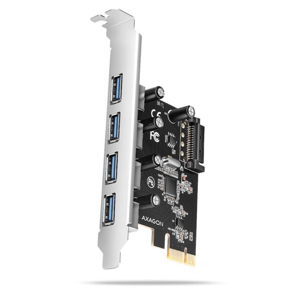 ELKO: 1438834 Axagon PCIe USB2 kaart 4-port PCEU-430RS