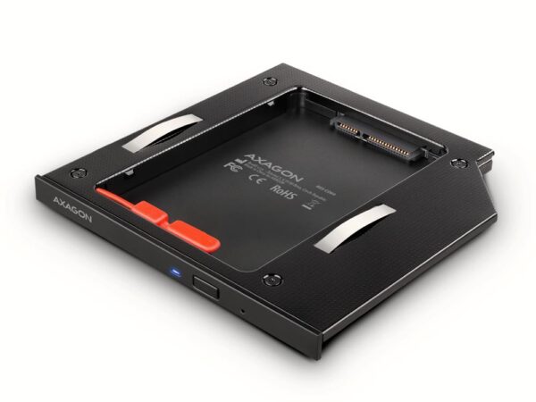 ELKO: 1438853 Axagon 2.5" SSD/HDD caddy DVD slot RSS-CD09