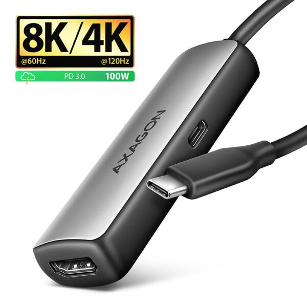 ELKO: 1439330 Axagon USB-C to HDMI adapter 0.16m RVC-HI8KPD