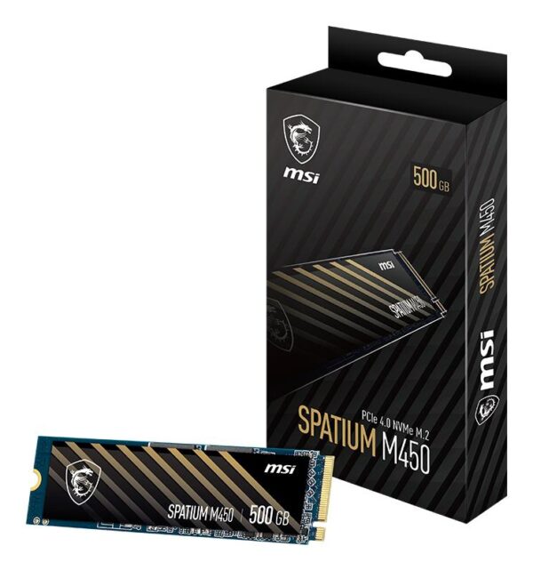 Msi Spatium M450 500gb nvme m.2 ssd S78-440K380-P83