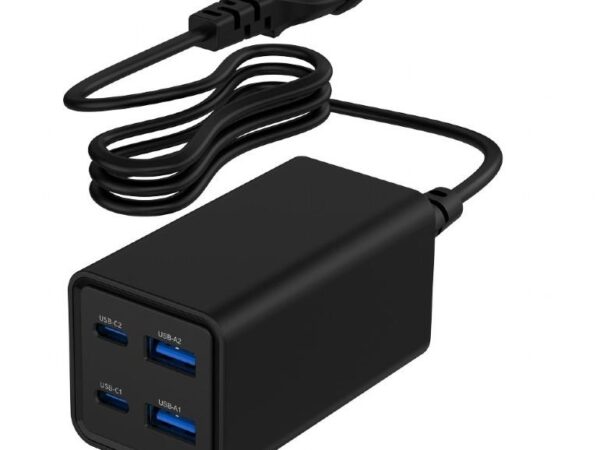 Gembird universaallaadija 4-port 65W TA-UC-2A2C-PD65-01-BK