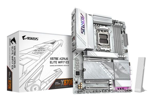 ELKO: 1439964 Gigabyte X870E A Elite WiFi7 Ice emaplaat