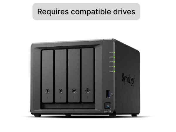 ELKO: 1440038 Synology DS425+ 4-bay NAS server (2GB RAM)