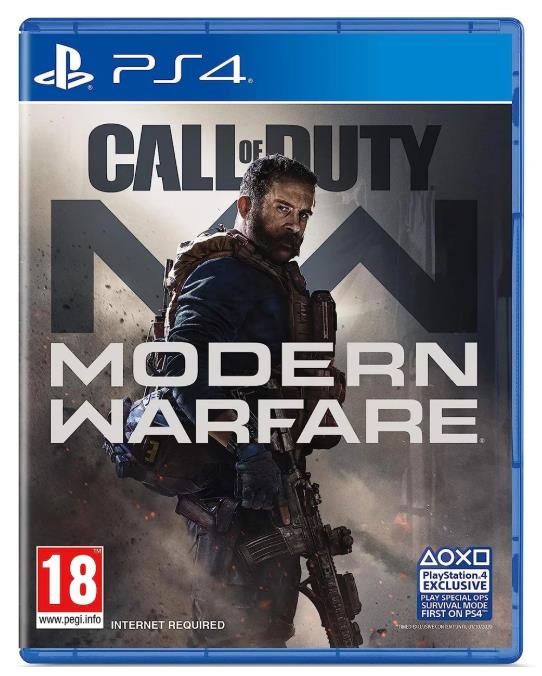Sony mäng Call of Duty Modern Warfare PS4